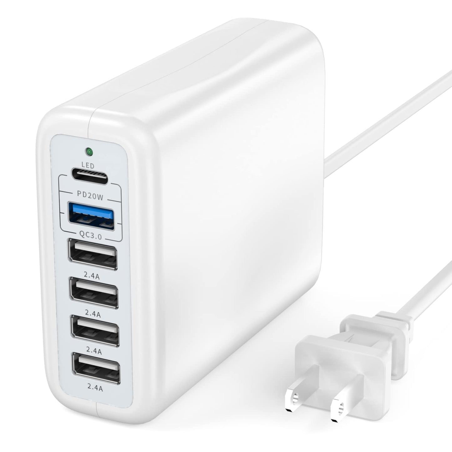 6-Port 65W USB Charging Station