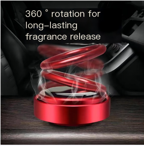 Solar Double-Ring Car Diffuser