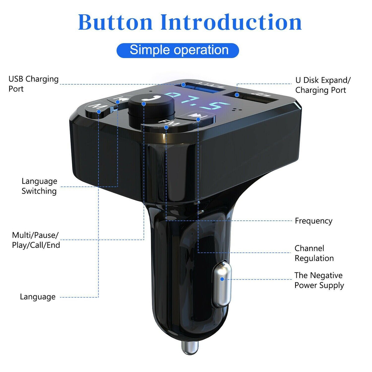 Bluetooth FM Car Transmitter