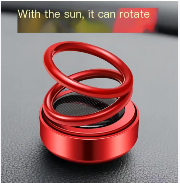 Solar Double-Ring Car Diffuser
