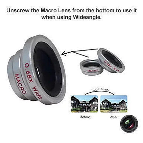 3-in-1 Smartphone Camera Lens Kit