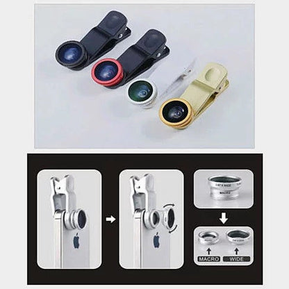 3-in-1 Smartphone Camera Lens Kit