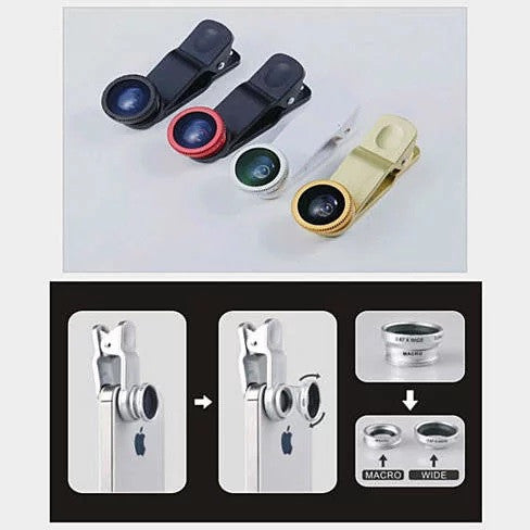 3-in-1 Smartphone Camera Lens Kit